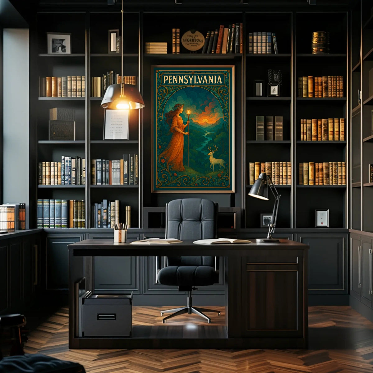 Pennsylvania Enchanted Landscape Poster