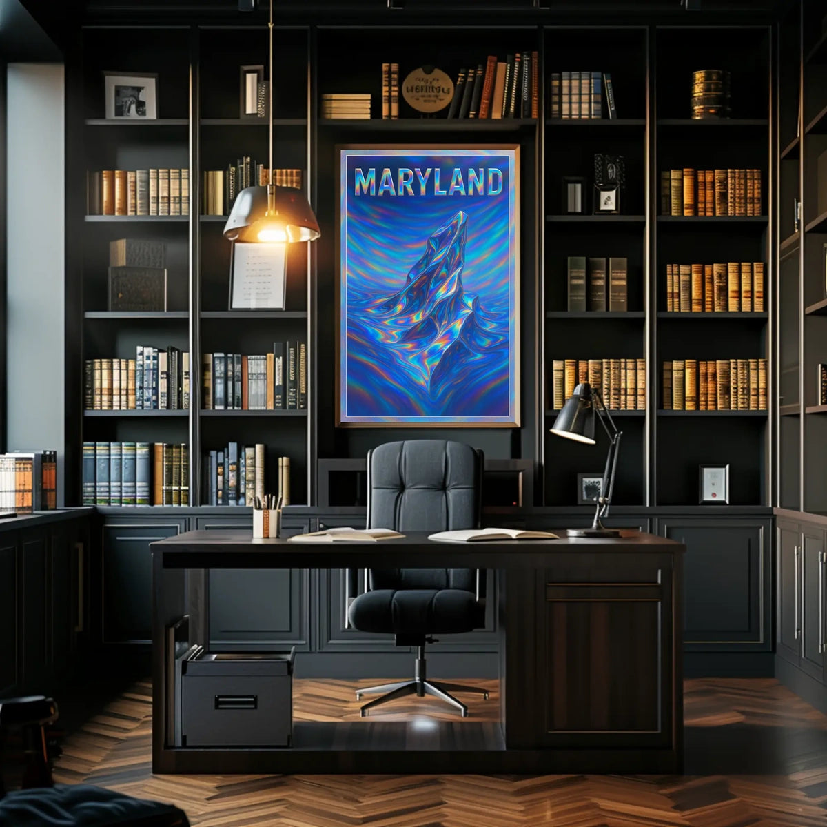 Maryland Vibrant Reflections Poster