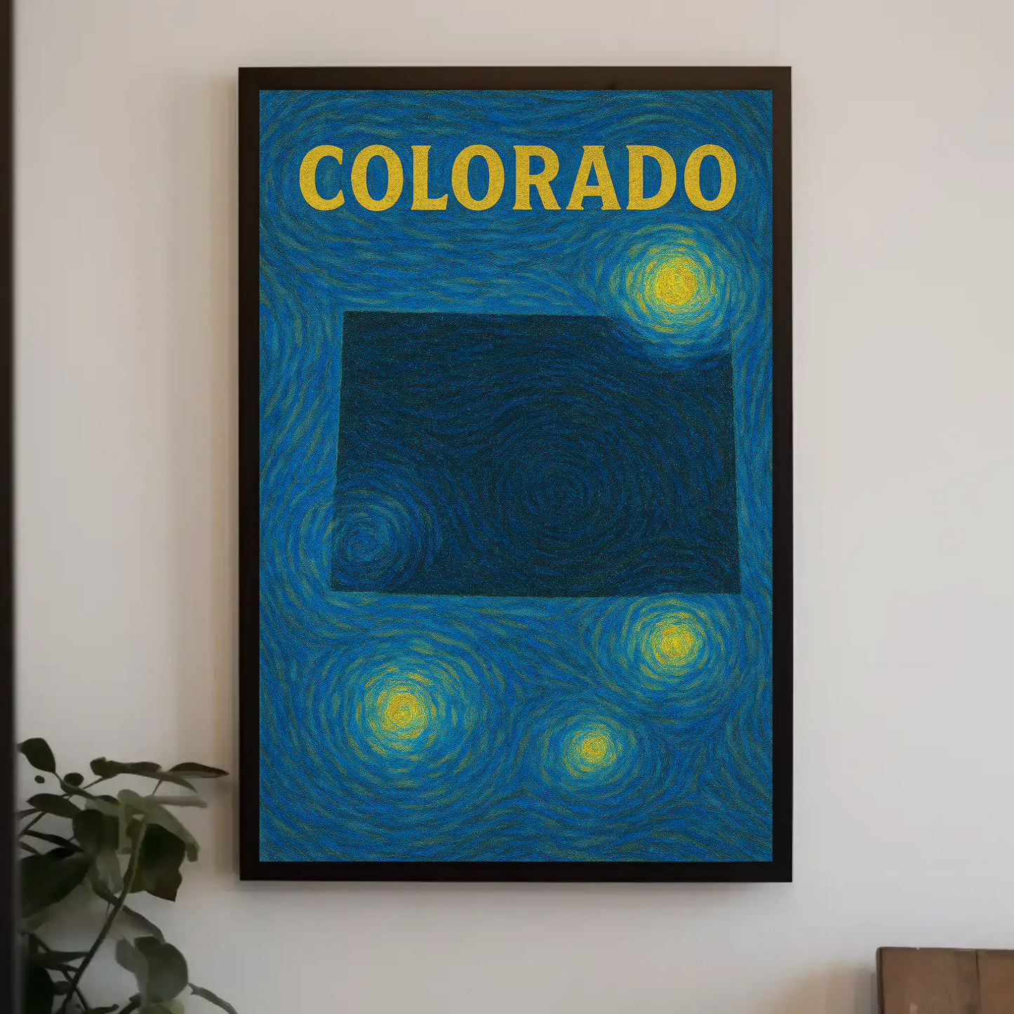 Colorado Starry Night Poster