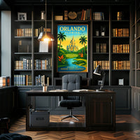Discover Orlando, Florida Poster PosterGoat