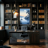 Tranquil Coastal Evening Poster PosterGoat