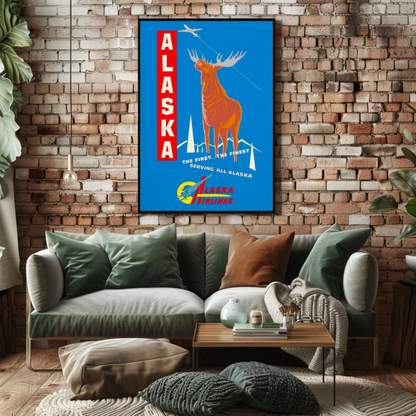 Alaska Airlines Travel Poster