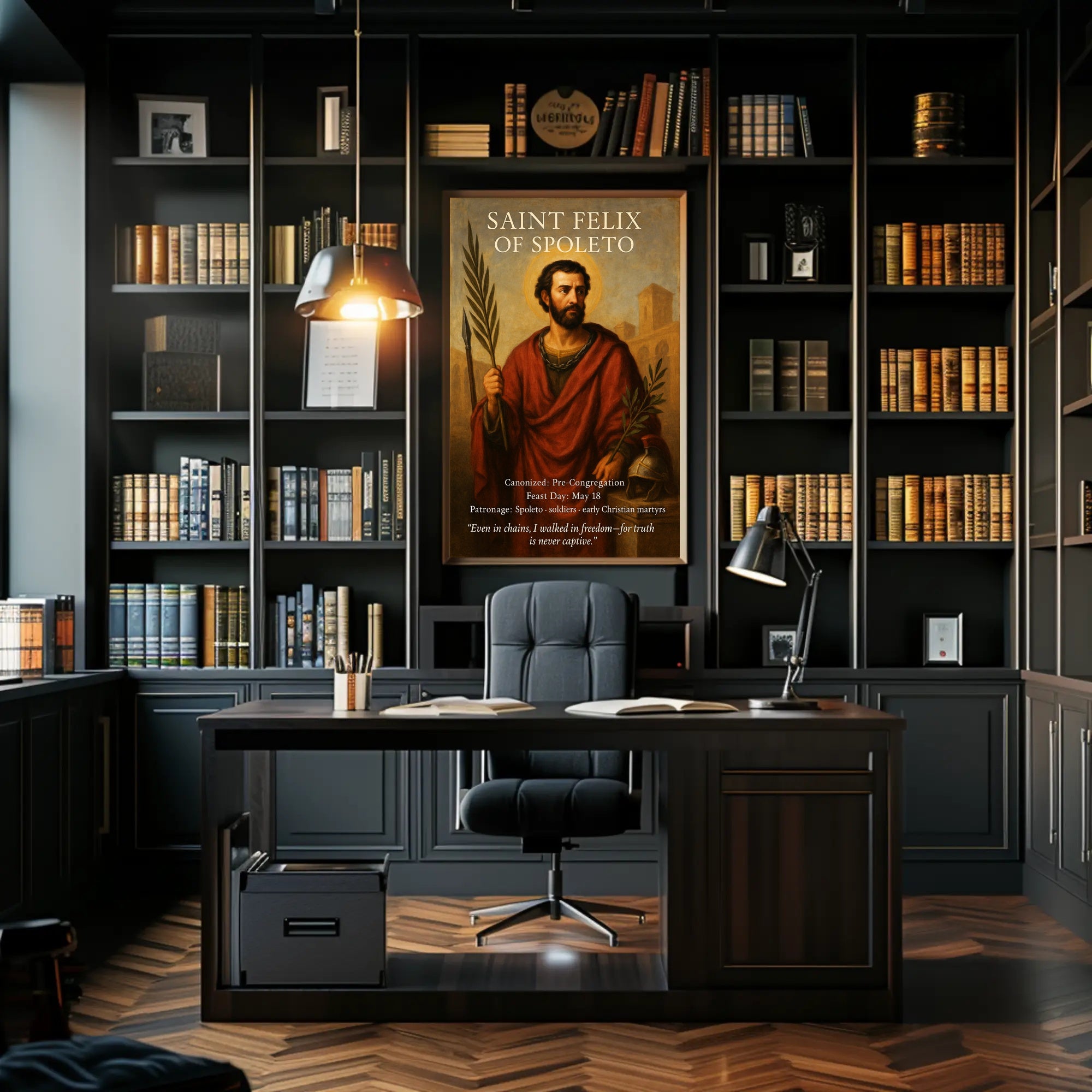 Saint Felix of Spoleto Poster PosterGoat