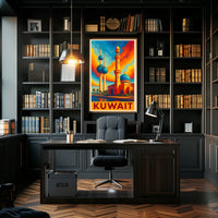 Kuwait Skyline Art Poster