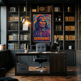Geronimo Vibrant Tribute Poster