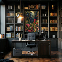 Enchanted Forest Garden William Morris Art Poster