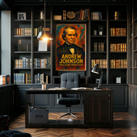 Andrew Johnson 17Th President Poster