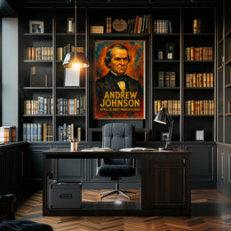 Andrew Johnson 17Th President Poster