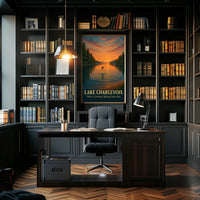 Nature’s Sanctuary Lake Charlevoix Scenic Poster