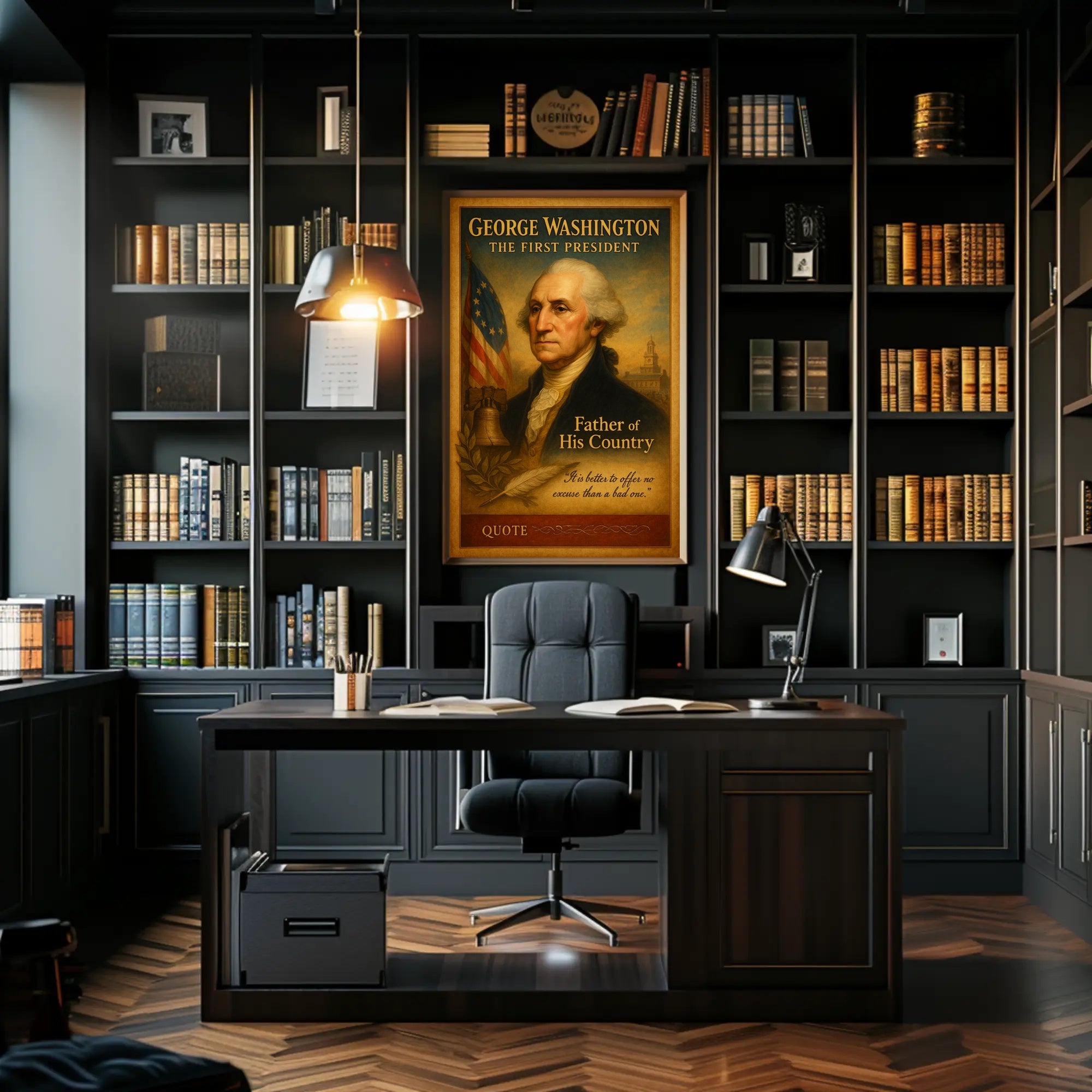George Washington The First President Poster PosterGoat