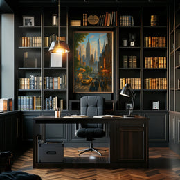 City Lights and Dreams Poster