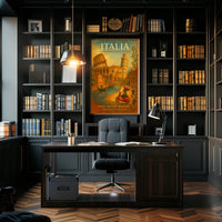 Italia A Journey Through History And Poster