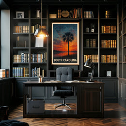 South Carolina Sunset Poster