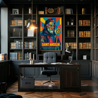 Saint Anselm Benedictine Monk And Poster