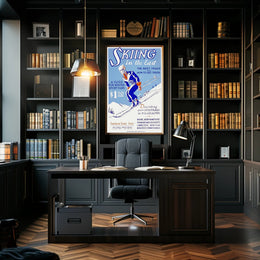 Skiing in the East Poster PosterGoat