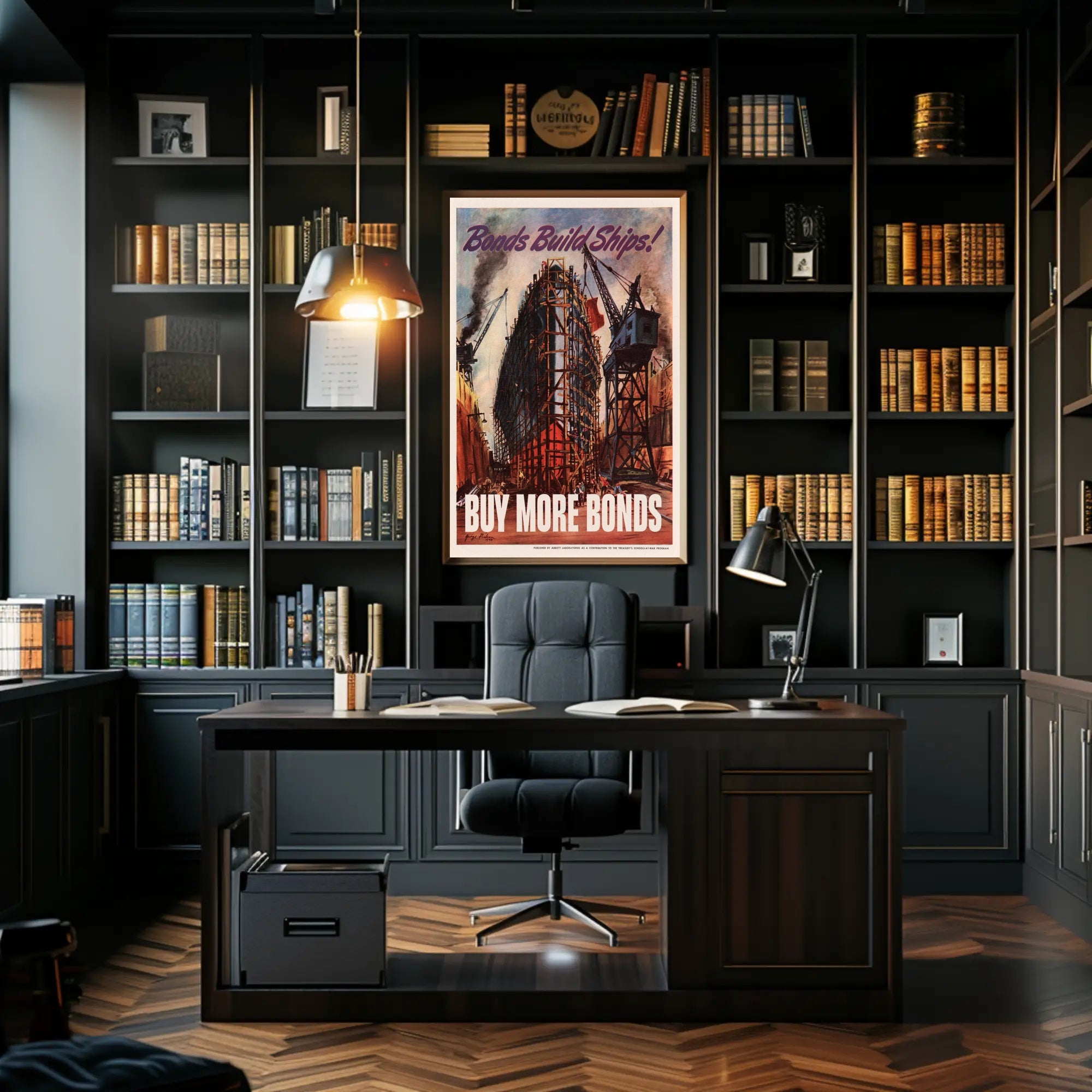 Bonds Build Ships! Poster PosterGoat