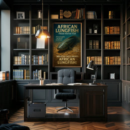 African Lungfish Survival Poster: Nature's Resilient Wonder