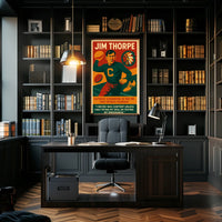 Jim Thorpe Legendary Athlete Poster