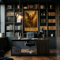 Saint Michael Archangel Spiritual Art Poster