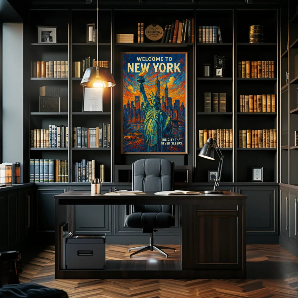 New York Cityscape Art Print - Urban or Cityscape Poster PosterGoat