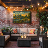 Arlington Travel Poster Where History Meets Honor