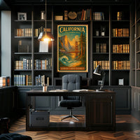 California The Golden State Poster