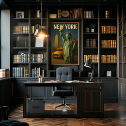 New York Iconography Poster