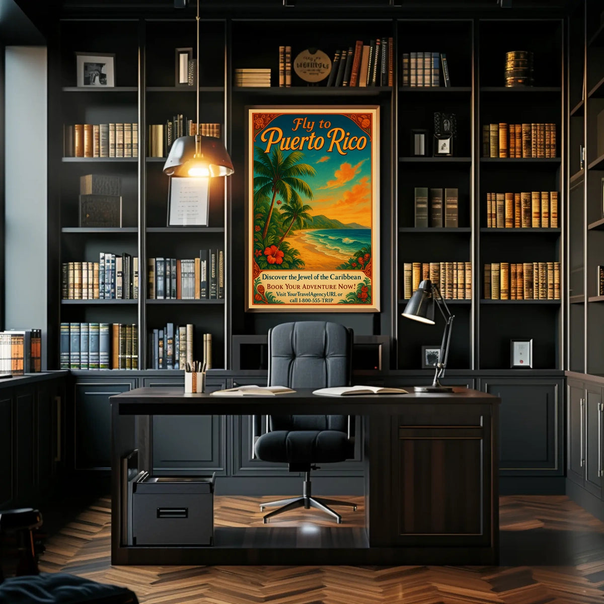 Fly to Puerto Rico Poster