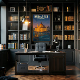 Budapest A City of Lights and History Poster
