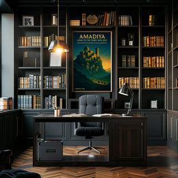 Amadiya Home to the Three Wise Men Poster