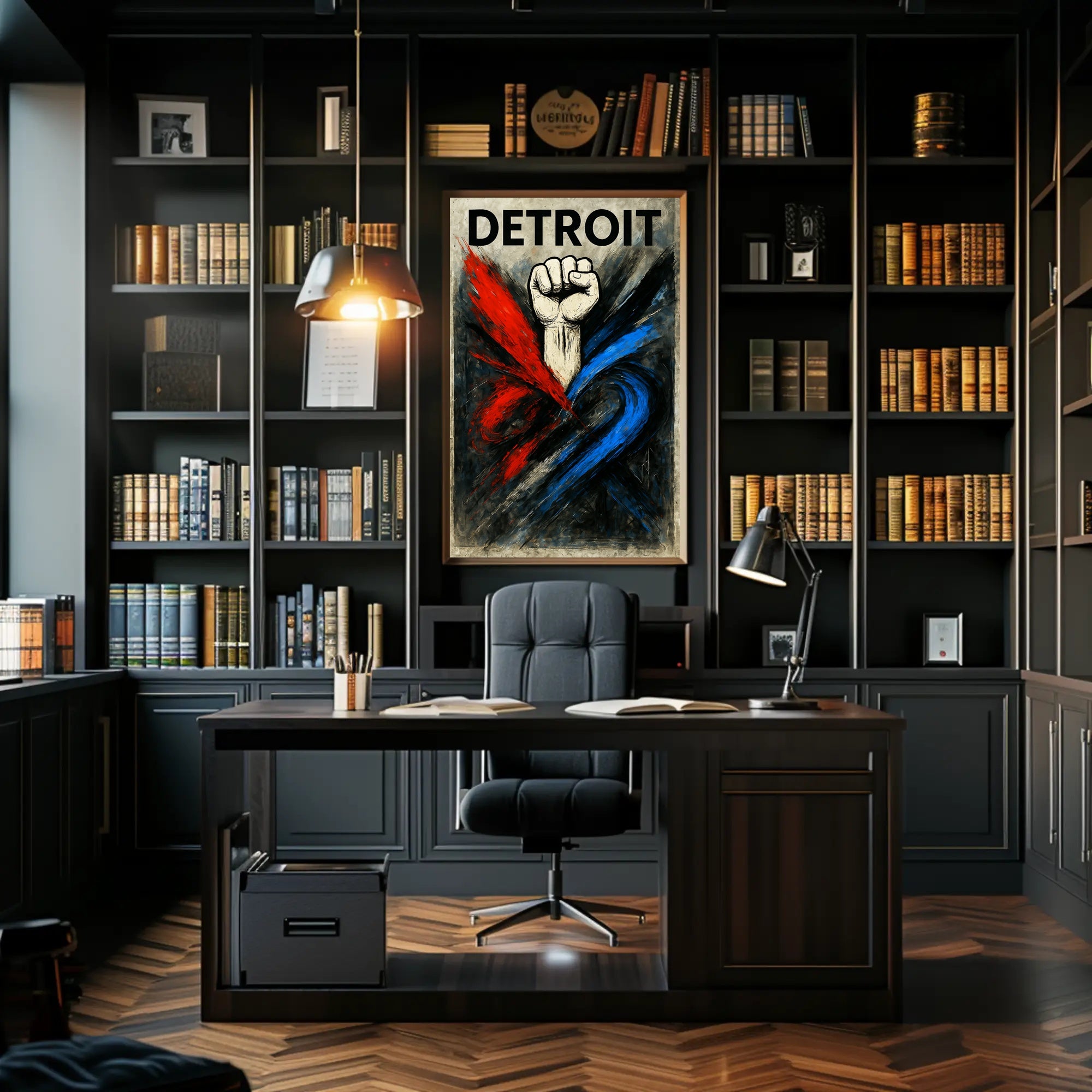 Detroit - Power and Unity Poster PosterGoat