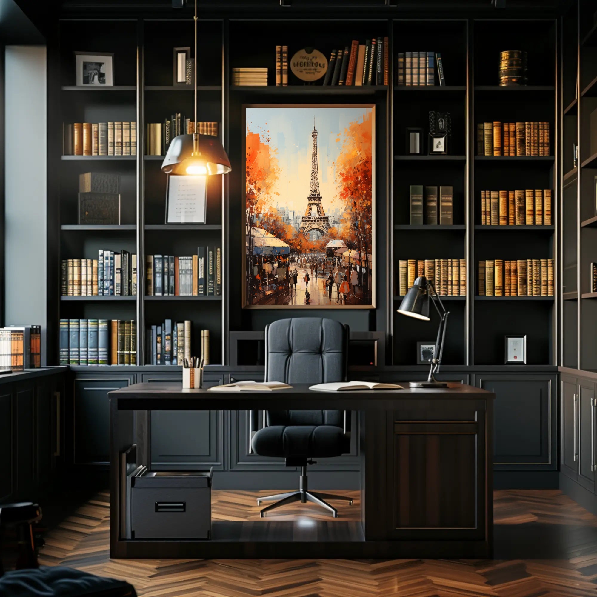 Autumn In Paris Poster