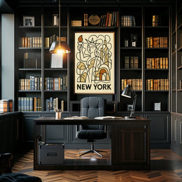 New York Art Deco Poster