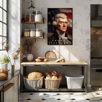 Thomas Jefferson 3rd President Of The United States Portrait