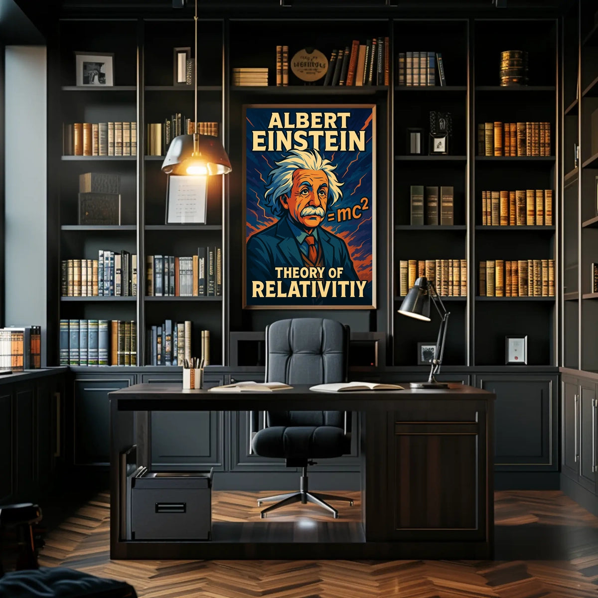 Albert Einstein Theory Of Relativity Poster