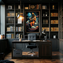 Celestial Guitarist Poster