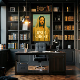 Jesus Christ Sacred Scenic Faith Poster