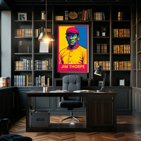 Jim Thorpe Outfield Poster