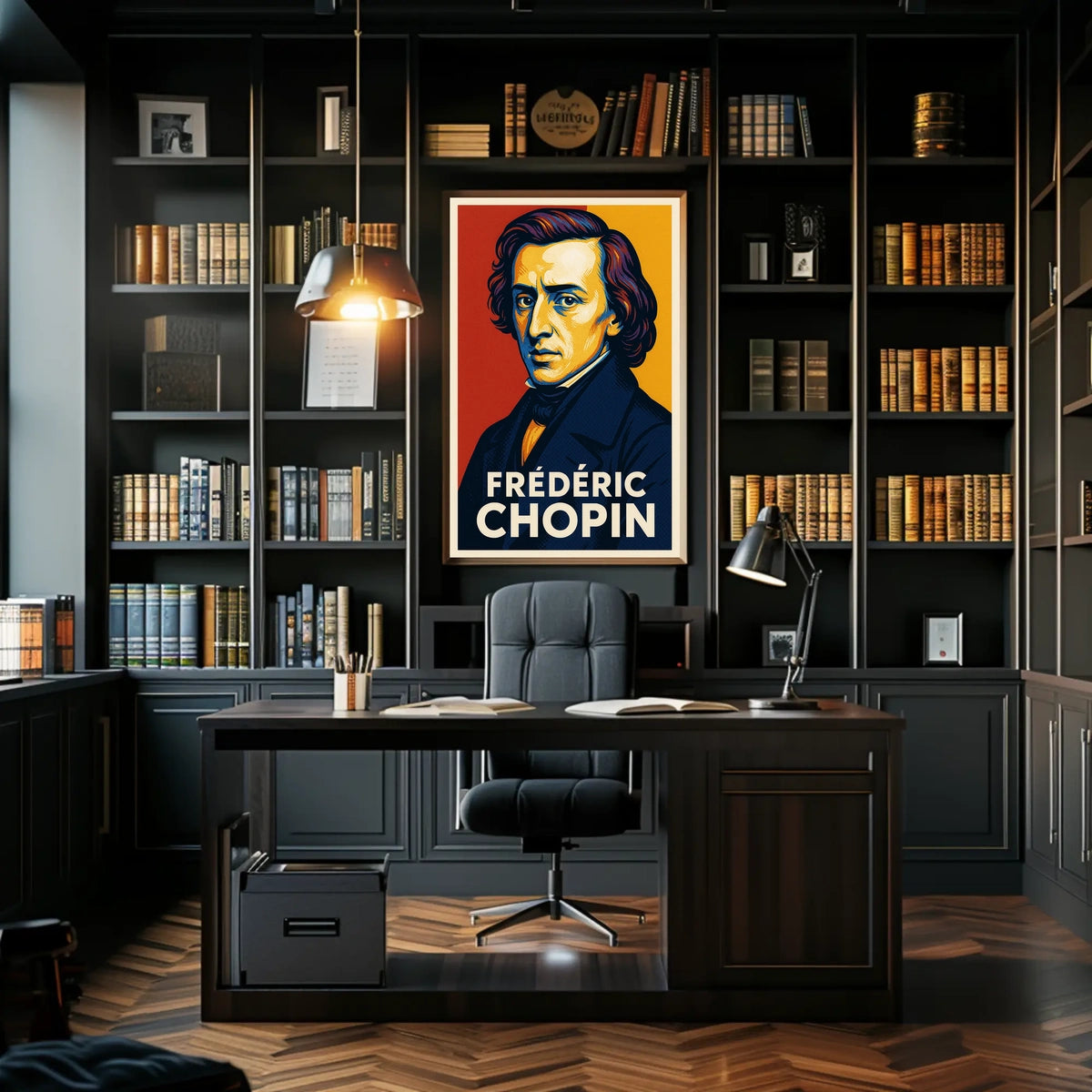 Frédéric Chopin A Tribute In Art Poster