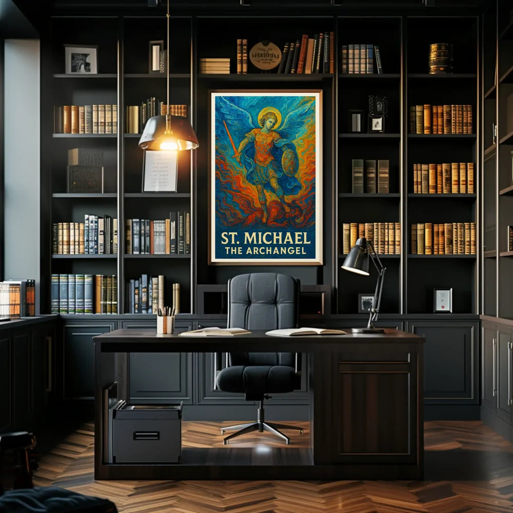 St. Michael the Archangel Spiritual Art Poster