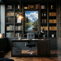 Majestic Mountain Landscape Poster