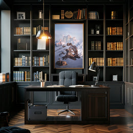 Majestic Mountain Peaks Poster