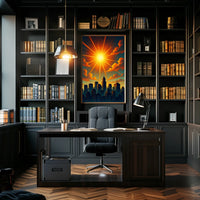 Radiant Cityscape Poster