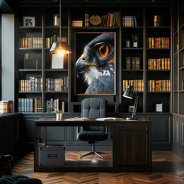 Bird of Prey Photorealistic Artwork Animal Poster PosterGoat