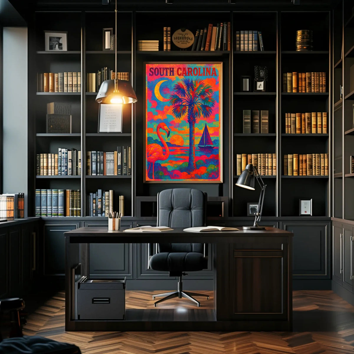 Vibrant South Carolina Poster