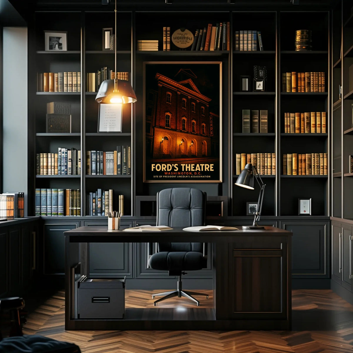 Abraham Lincoln Fords Theatre Poster