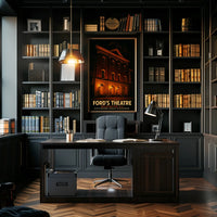 Abraham Lincoln Fords Theatre Poster