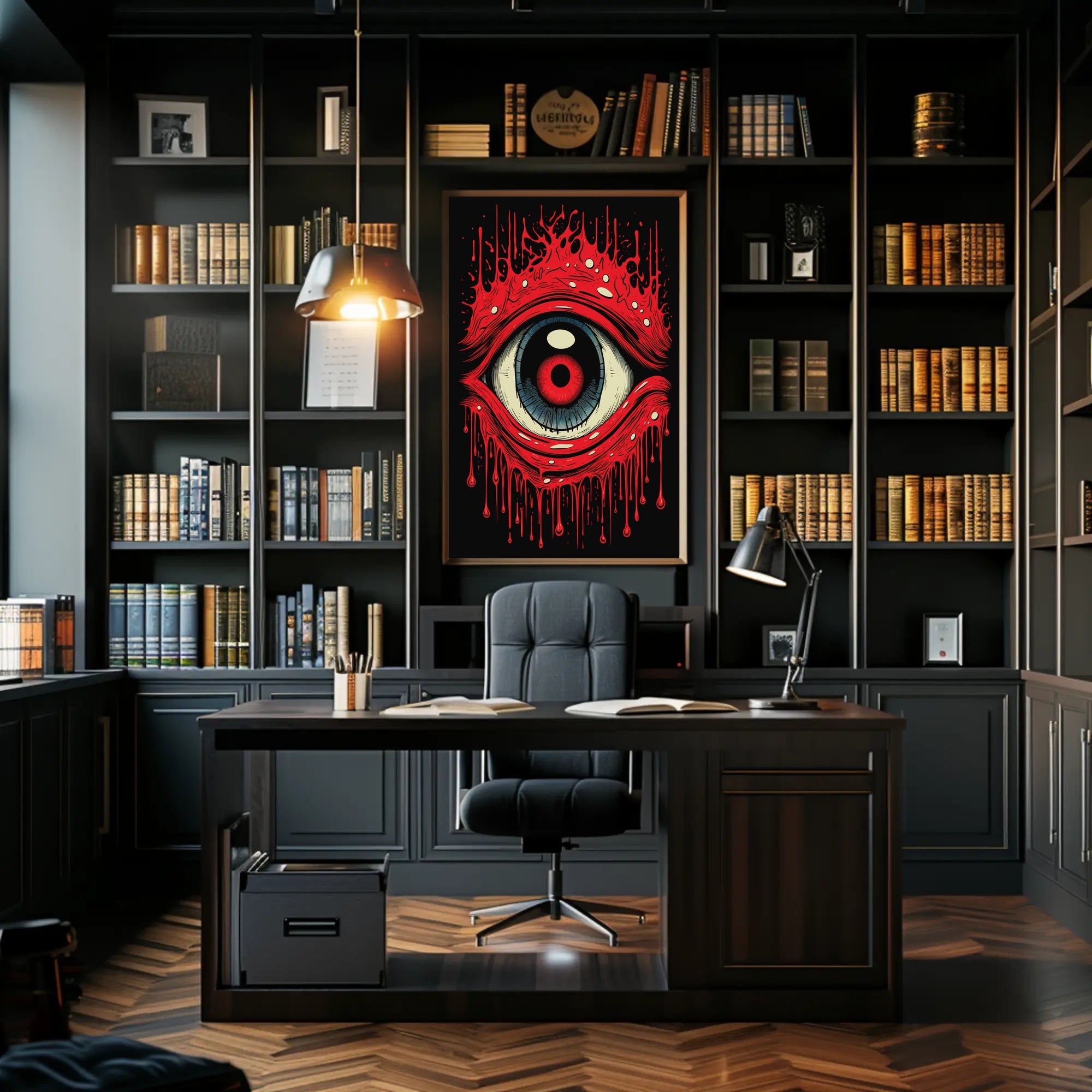 Bold Surreal Eye Pop Art Print - Artistic Poster