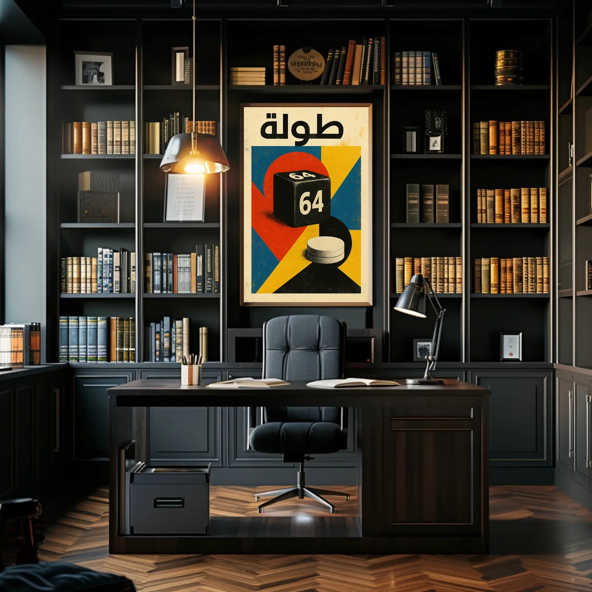 Backgammon Artistry Poster