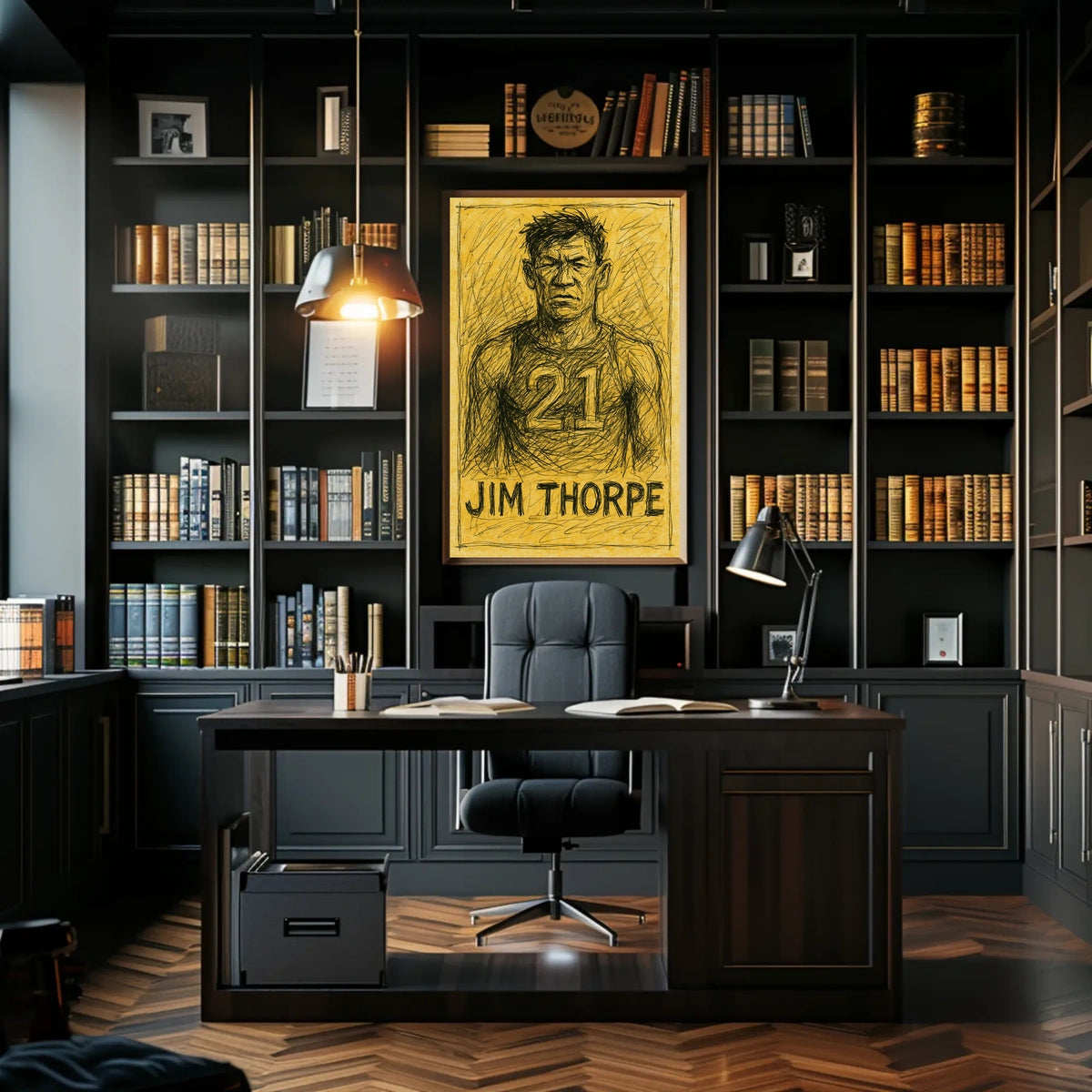 Jim Thorpe Portrait Poster